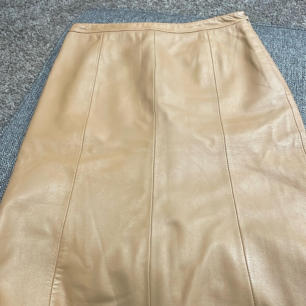 Leather skirt size 4P